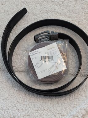 Set Of (2) Adjustable Leather Belts